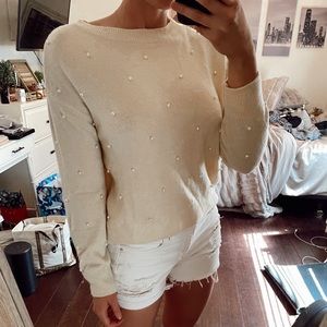 2 for the price of one pearl long sleeve sweaters